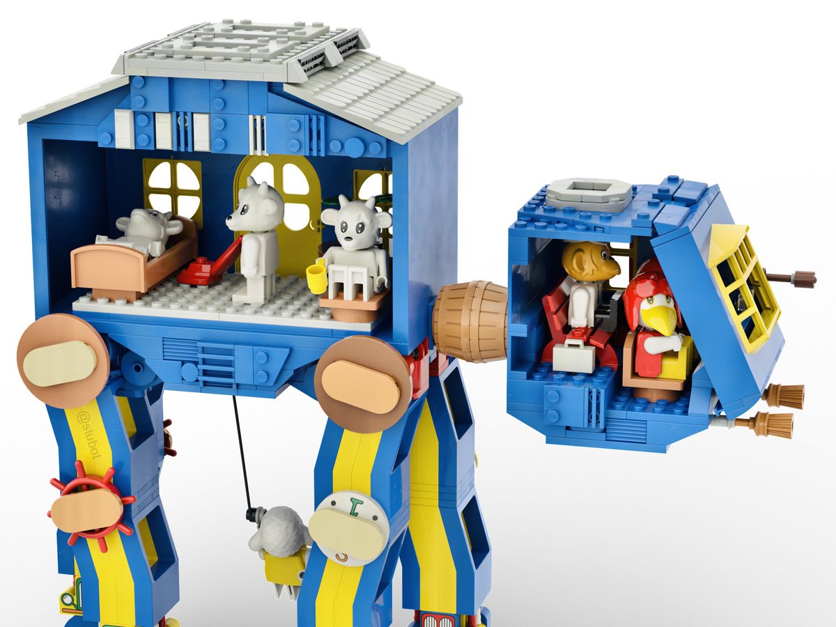 stubot's tweet photo. Would love to get the amazing UCS version one day, but in the meantime, I made myself this. Say hello to the ‘FAB-AT-AT (#HothPlayhouse)’.
❤️💛💙
#Lego #レゴ #RebuildTheWorld #Fabuland #ファビュランド #Afol #TartanLUG #LegoMOC #StarWars #Hoth #AtAt #BattleOfHoth #LegoStarWars https://t.co/uIQllxxHpo