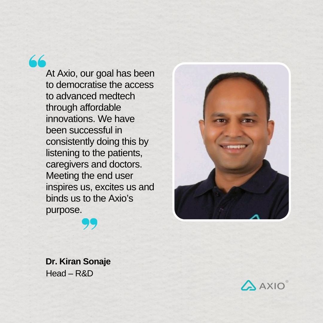 axiobio's tweet photo. Introducing Dr. Kiran Sonaje, Head – R&D.
Dr. Kiran has been associated with @axiobio since 2016 & is currently leading R&D team.
#employerbranding #branding #employeeexperience #Employment #Work #WorkAtAxio #AxioBio #GreatPlaceToWork https://t.co/TFaqFFPbun