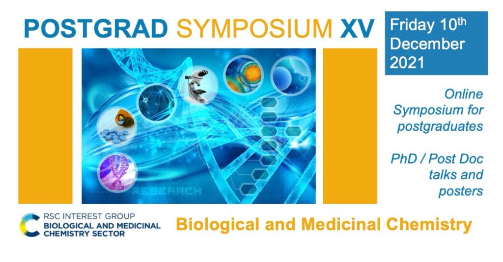 Hg3Conferences's tweet photo. We are honoured to be working with @RSC_BMCS on today's Postgraduate Symposium XV Virtual Meeting!
The event consists of a webinar featuring oral & poster presentations from PhD students and post-doctoral workers researching in biological or medicinal chemistry💡
#CamPostGrad21 https://t.co/WynWNJ8Mgg