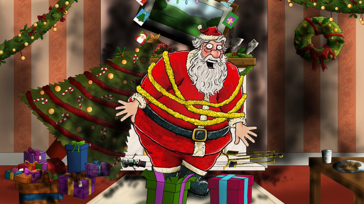 LionTelevision's tweet image. Deck the Halls with boughs of LOL-ly (no? please yourselves…) as Horrible Histories brings you a Cracking Christmas special, delving into the origins of the Festive season.
On @CBBC today at 5pm, and @BBCiPlayer too!