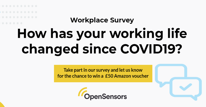 OpenSensorsIO's tweet photo. Workplace Survey: Do you have 5 minutes?
https://t.co/ela7mBefr3
#OpenSensors #FacilitiesManagement #Returntowork #workplacedata #occupancydata #spaceutilization #HR #HRLeaders #hybridwork https://t.co/vXEd3Bc83Z