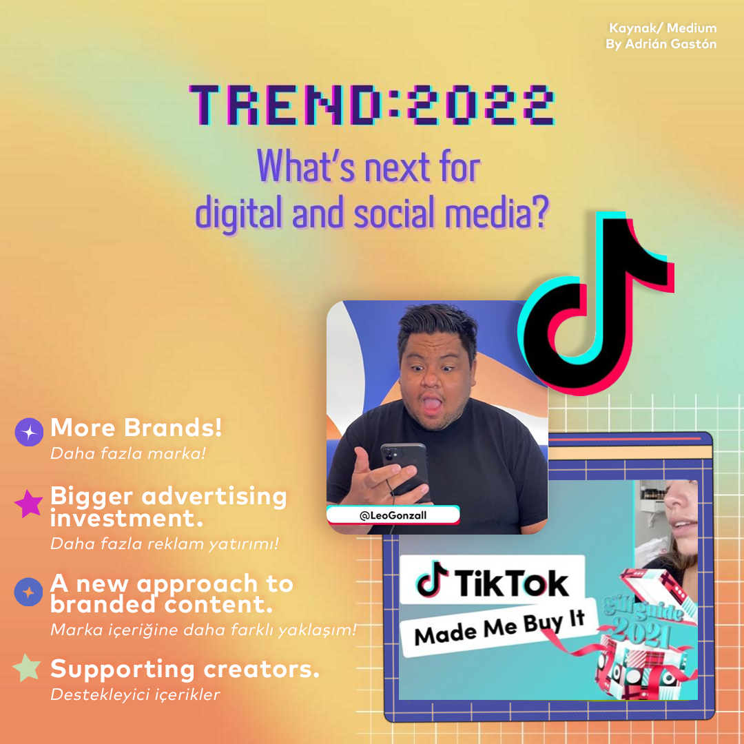 FaDijital's tweet photo. 2022'de Bizi Neler Bekliyor?

Daha fazla marka!
TikTok, reklamlar ve şirket sayfaları tarafından yoğun bir şekilde kullanılmıyor. Bu platformda konumlarını bulmayı başaran markalar, gelecekte rekabet avantajı elde edecekler. 
#fadijital #marketing #socialmedia #digitalplatforms https://t.co/RNTLvY07C8