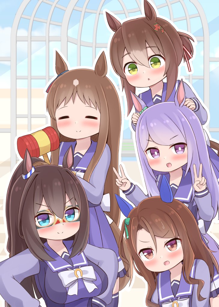 ウマ娘「写真撮影
#ウマ娘 」|ねぷてぃのイラスト