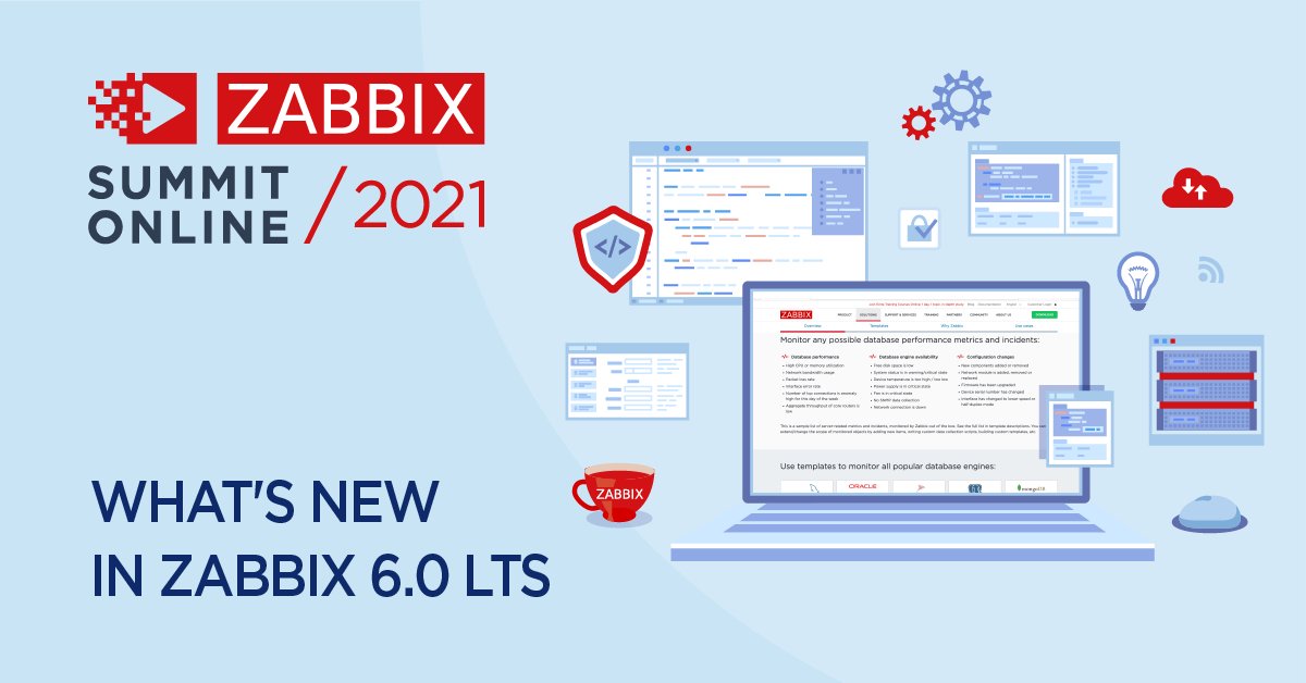 zabbix's tweet photo. New #Zabbix widgets, Items, #MachineLearning functions, #Geomaps and Zabbix server #HighAvailability cluster 🙌
Check out our latest #ZabbixBlog post covering the #ZabbixSummit2021 speech: What's new in Zabbix 6.0 LTS by Artūrs Lontons.
Read more:👇
https://t.co/4MPuabwXF5 https://t.co/xzxUbPFoWO