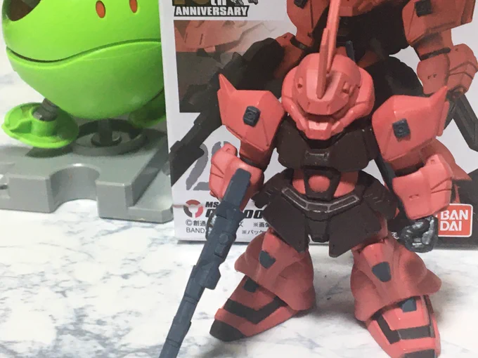 コンビニでCONVERGEゲルググJを確保(0083ポケットの中の戦争に登場した機体)☆赤いモビルスーツは理屈抜きでカッコイイです( ' ▽ ` ) 