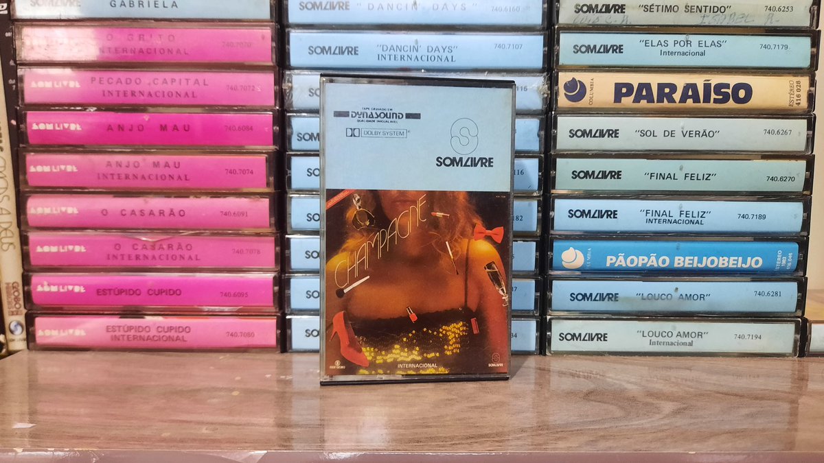 esmejlinc's tweet photo. Coleção completa de trilhas da @somlivre em K7 com o sistema #DolbySystem. Som limpo e cristalino, muito próximo da qualidade do Vinil e do CD. #SomLivre (1) https://t.co/aXYE2SmdOV