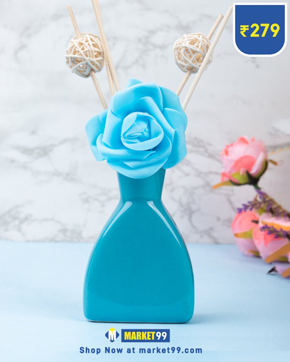 market99india's tweet photo. DIFFUSER

Surround yourself in th enchanting aroma of this beautiful Reed Diffuser.

Shop online on our website https://t.co/fHiVWLdMAz

#Market99 #Market99india #Mstore #Mstoreindia #Voncasa #Donati #homedecor #decor #decorinspo #interiordesign #homedecorindia https://t.co/DMCXgds5Dc