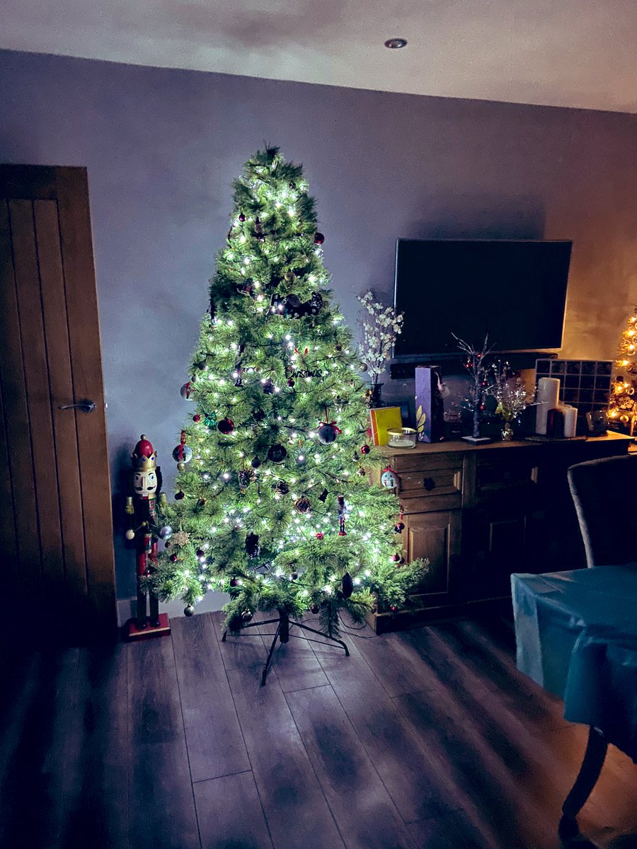 Jade_Geckohomes's tweet photo. Happy Friday Everyone… my 7ft tree is up, 27 minutes separating branches, a fight with 20 metres of lights, dodging standing on the dog and only 4 smashed baubles… I’d say that’s a win! Oh and my smallest boy is 10 today. #birthdaycelebrations 🙌 #homeiswheretheheartis 🏠 https://t.co/pl1thcuH6a