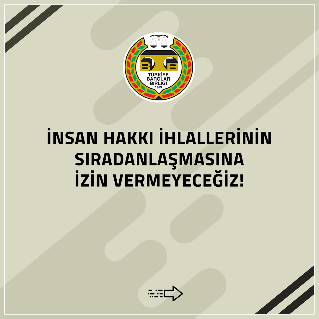 barolar's tweet photo. İnsan Hakkı İhlallerinin Sıradanlaşmasına İzin Vermeyeceğiz! 
#İnsanHaklarıGünü

👉 https://t.co/SSEgOKMJh4 https://t.co/lx1t9e2FRE