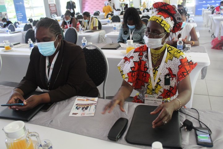 HappeningNow!
Women in Enterprise Conference and Awards Ceremony hosted by <a href="/ZNCCNational/">ZNCC National Office</a> Women's desk @GoldenConifer under the theme "6G Cutting Edge Women Business Leadership Beyond the Pandemic." Supported by <a href="/WeEffectSA/">We Effect Southern Africa</a> advancing women's economic inclusion and participation.