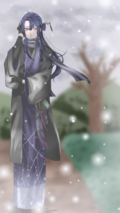#長尾百景
もうすぐ年末なので和服 