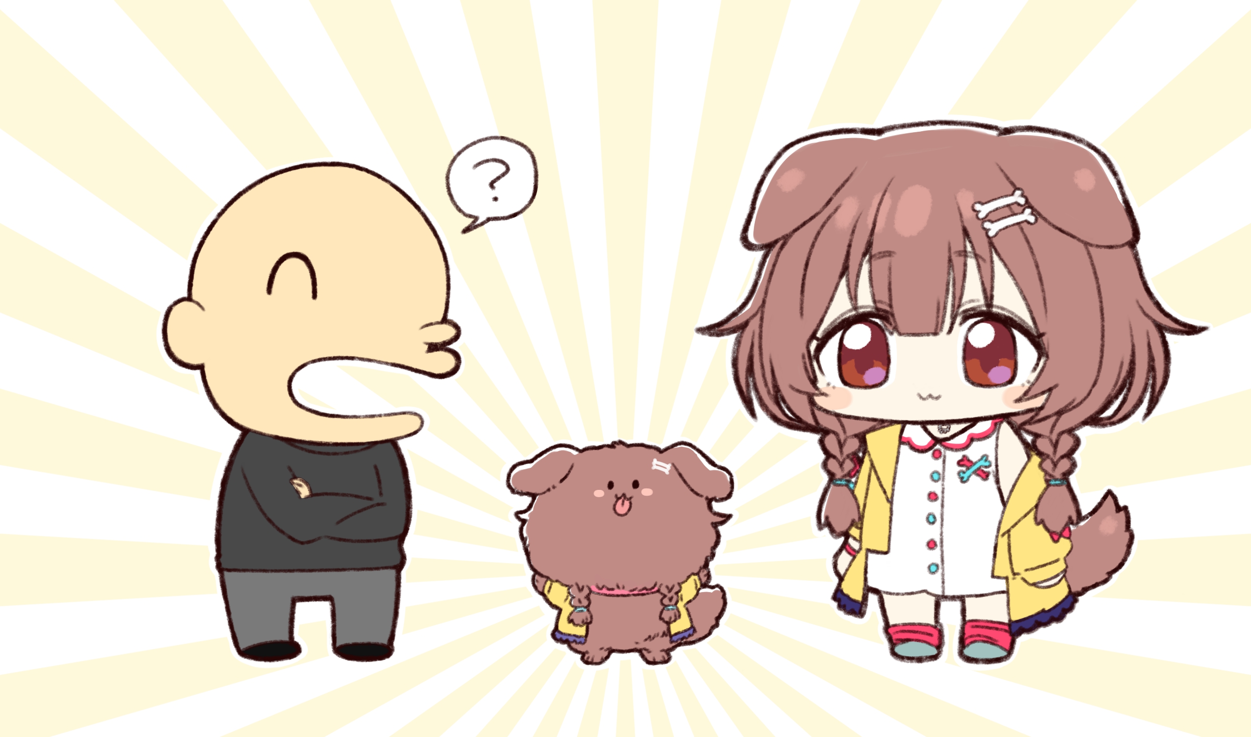 おくに ん 絵を描いてる人 最近ころさんのイラストタグで見かける謎の毛玉生物 できたてころね T Co Nr0cj5co4g Twitter