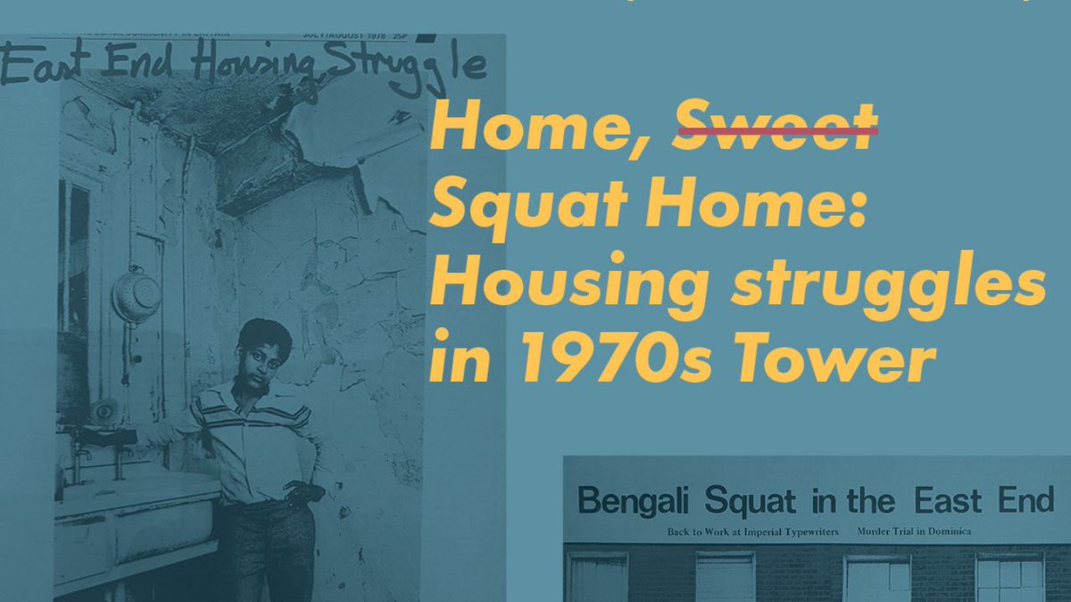 LBTHArchives's tweet photo. *NEW #BD50 VIDEO*
Home, Sweet (Squat) Home: Housing struggles in 1970s Tower Hamlets (recorded 5 June 2021)
Shabna Begum and former squatter Husnara Matin explore the importance of squatting in the homemaking of the Bengali community in the East End.
https://t.co/XChIF0vu6P https://t.co/dMp2nXrbka