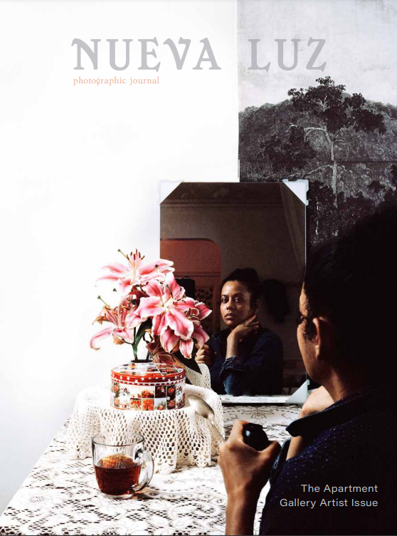 NEW NUEVA LUZ
Nueva Luz: Apartment Gallery Artist Issue enfoco.org/nuevaluz/
Features Courtney Garvin, Carmen Lizardo, Yelaine Rodriguez, María del Mar Hernández Gil, Samantha Box, Vicky Charles, Monique Islam, Felicita “Felli” Maynard, Sofie Vasquez, and Vanessa Rondón.