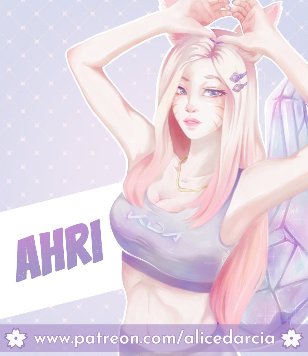 alicedarcia's tweet photo. Ahri KDA ALL OUT 
https://t.co/Olh7IiqwoS 
@LeagueOfLegends #ahri #KDA #workout #fanart https://t.co/58qjAIUYHe