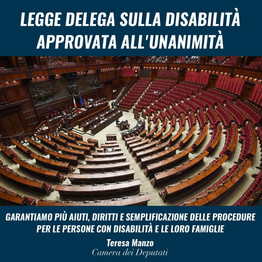 La Camera dei Deputati, con 379 voti favorevoli su 379, ha approvato all’unanimità la legge delega sulla #disabilità. ℹ️👉 facebook.com/17504103016377…