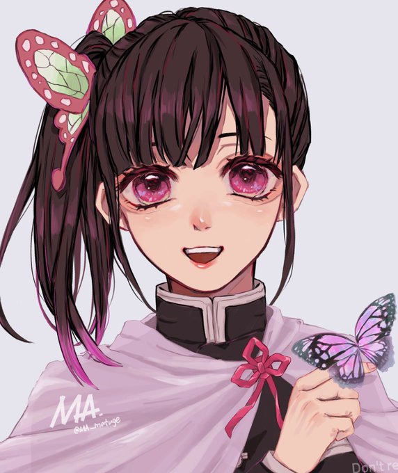 ᴍᴀさんがTwitterに投稿した栗花落カナヲ(鬼滅の刃)のイラスト。
