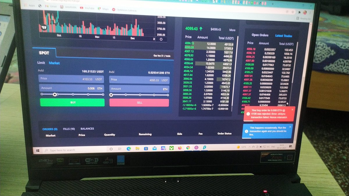 prashar_govind's tweet photo. @ZigZagExchange can I send stablescoins coins directly from centralized to zksync with this lesser fee

But why this error keep coming and only very few transactions becoming successful? https://t.co/btuds7RpTr