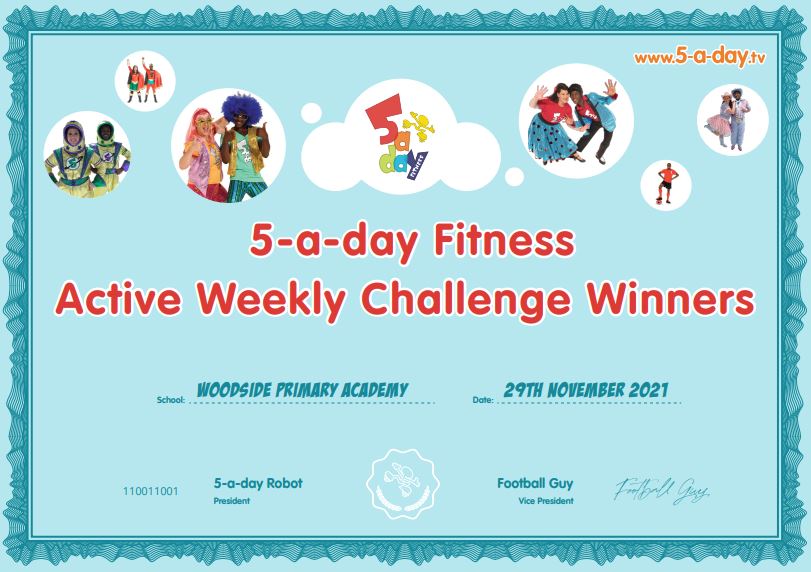 R2Woodside's tweet photo. For the 2nd week running Woodside has completed the most 5-a-day Fitness routines in a week. A big well done to all who have taken part. https://t.co/4SArW39tNp