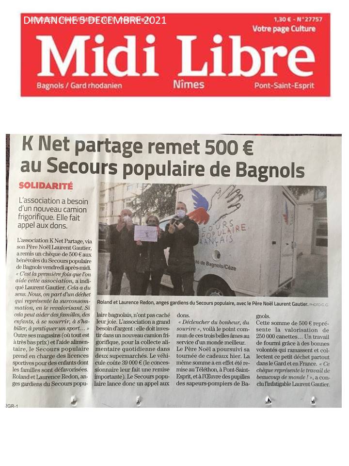 KNETPARTAGE's tweet photo. MIDI LIBRE 5 DECEMBRE 2021 https://t.co/bSJDnMXH3K https://t.co/PLKxaRvLIE