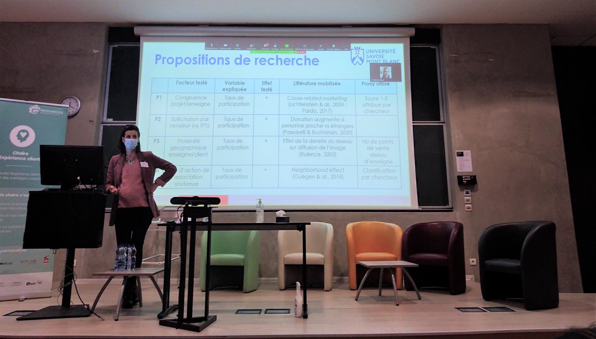 jr2mc_fma's tweet photo. Dernière intervention de la matinée à la journée de la relation à la marque dans un monde connecté : @ElodieManthe partage ses réflexions sur le rôle la proximité enseigne-client dans la décision de faire un don en caisse #JR2MC #labelAFM #Marketing #relationclient https://t.co/hlnwOpjn81