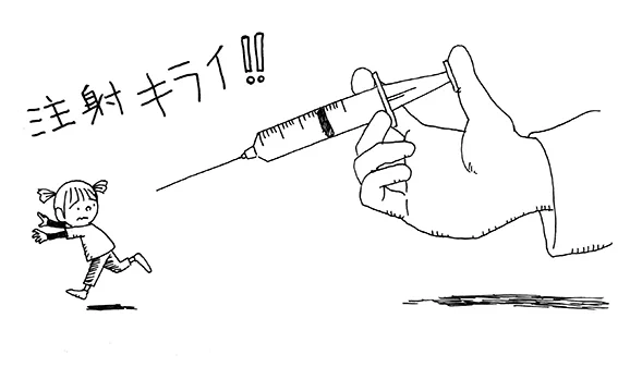 明日は家族3人でインフルエンザの予防注射。でも怖がるから娘の前ではほとんどこの話はしてない…😅 
