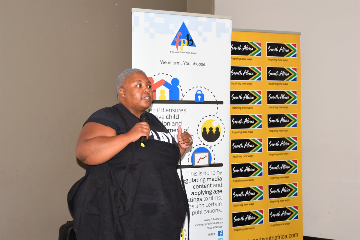 FPB_ZA's tweet photo. "Together, let us take actions to support the 16 Days of Activism for No Violence Against Women and Children campaign, it should be a everyday thing" - Ms Lerato Legodi from @Brand_SA
#16Days #16DaysofActivism #FPBCares https://t.co/6AdR3OwSn6