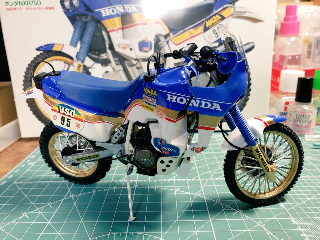 タミヤ 1/12 NXR750 (1／12 オートバイ:14054)(中古品