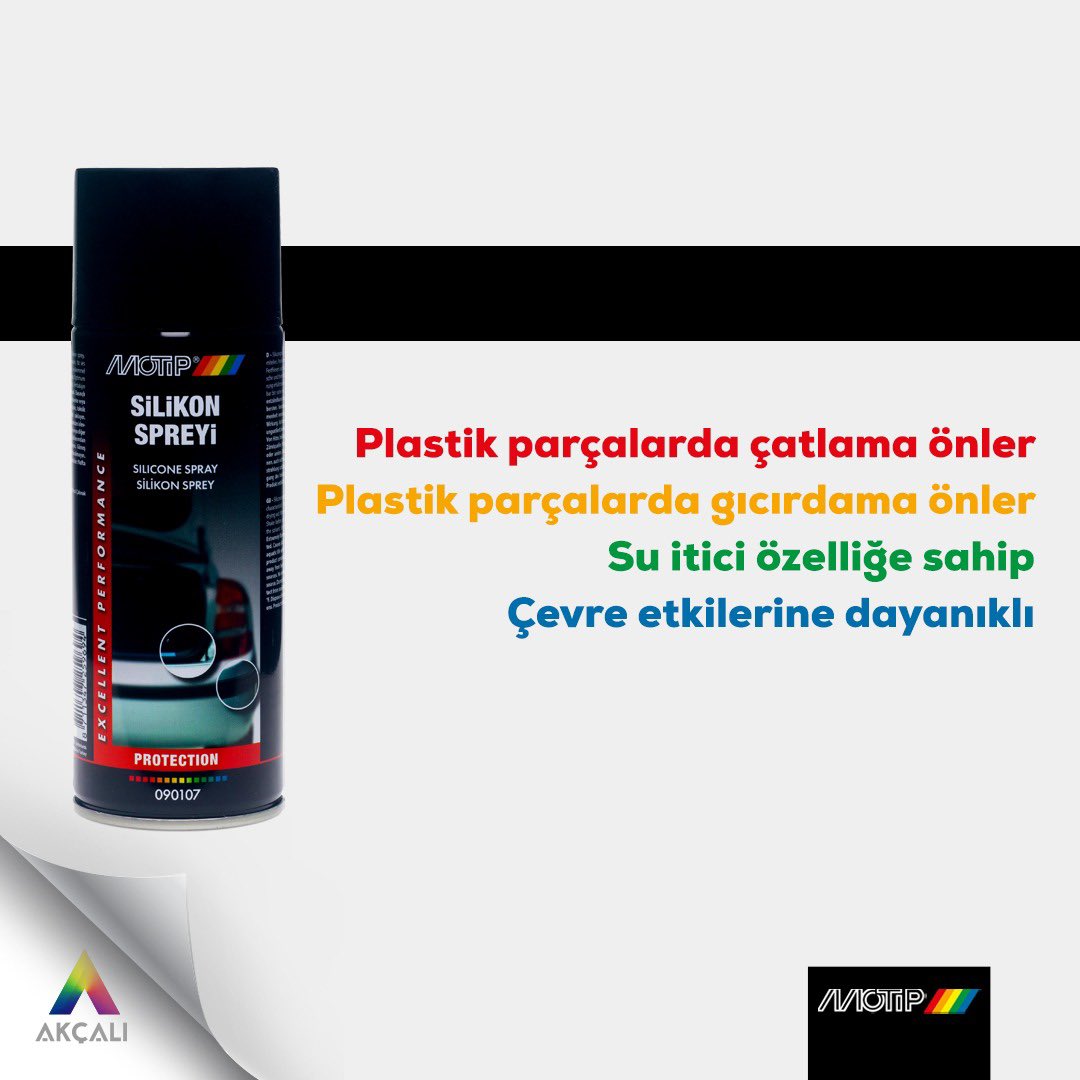 AkcaliSprey's tweet photo. Motip Silikon Spreyi, bisikletlerde, otomobillerde nem, kir ve buzlanmaya karşı plastik ve kauçuk parçaları yağlamak ve korumak için kullanılır. Kauçuğu yalıtır ve plastik parçaların kırılmasına ve gıcırdamasına engel olur. Su iticidir, çevre etkilerine karşı dayanıklıdır. 🦾 https://t.co/sqAjSelTXn