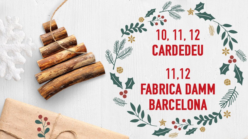 aquatremans's tweet photo. Cap de setmana de Markets Nadalencs 🎄⭐❄️🎁
Veniu que tenim moltes ganes de veure-us!
https://t.co/skoQJYr0TS
 #slowlive #compralocal #talentlocal #talentolocal #compresdenadal #comprasdenavidad #firadenadal #feriadenavidad #cardedeu #barcelona https://t.co/RWZS9WAKKs