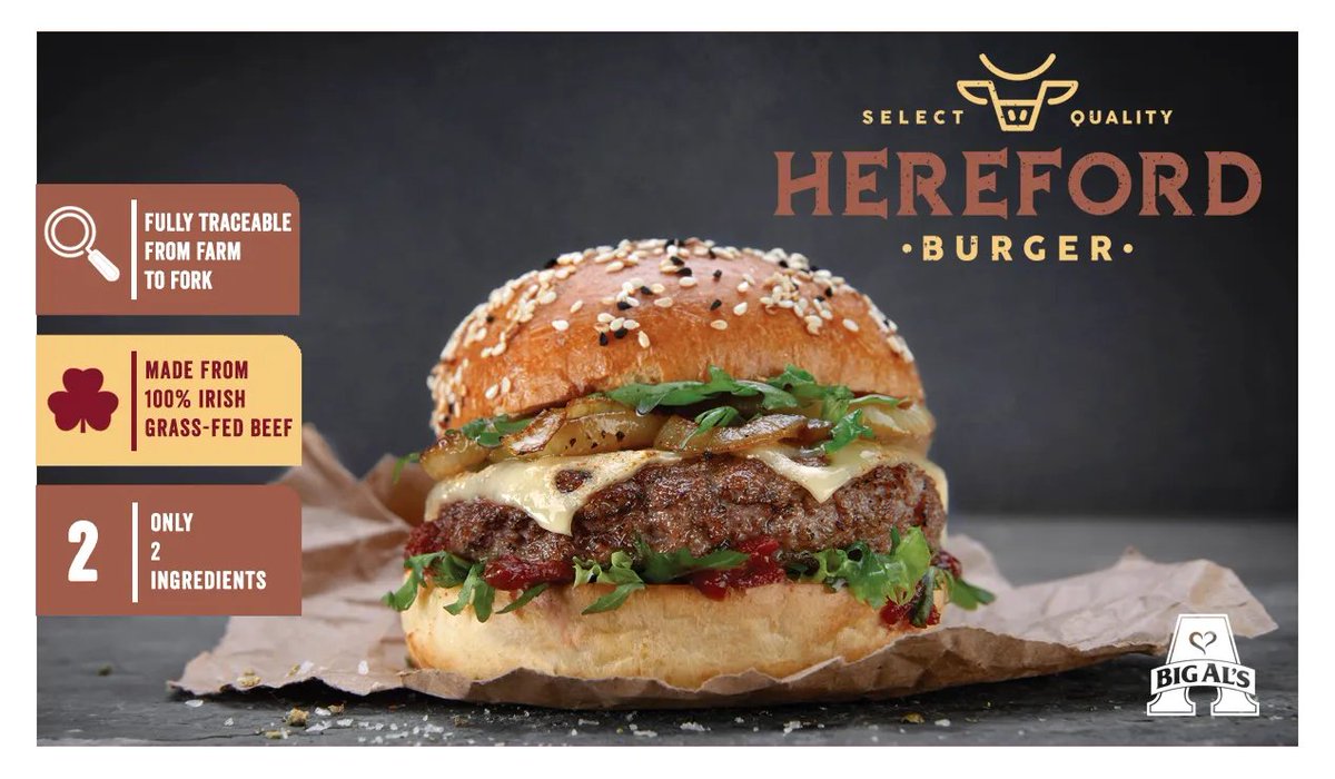 KepakFSV's tweet photo. Offer your customers better quality burgers without the stress and the need for a skilled chef! 👩‍🍳

Our Big Al’s Hereford Burger is made from 100% Irish grass-fed beef and seasoned with just salt!🍔

Learn more about our Hereford burger here 👉 https://t.co/ZsUcNLjffk
#Burgers https://t.co/vkBSMsIY1a
