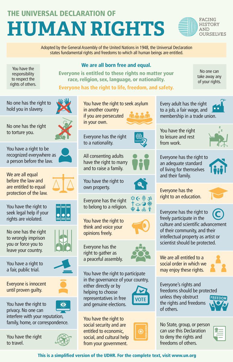EwanKnightMSYP's tweet photo. It’s #HumanRightsDay today! Today’s a day to raise awareness and help make improvements everywhere, big or small.

One way you can help is by finding out if your school is a Rights Respecting School. If it’s not, why don’t you talk to them and help achieve the award. https://t.co/tr0Yhx2k0j
