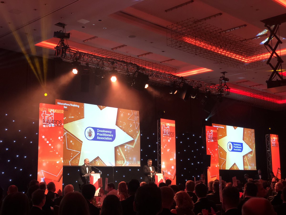 IPAssociation's tweet photo. We are immensely proud to be recognised as Education and Training Provider of the year at the #TRIAwards, with our #events, #training, professional #development and world-leading #qualifications for the #insolvency profession.

Congratulations to our fellow winners this year! https://t.co/oLccSktsRC