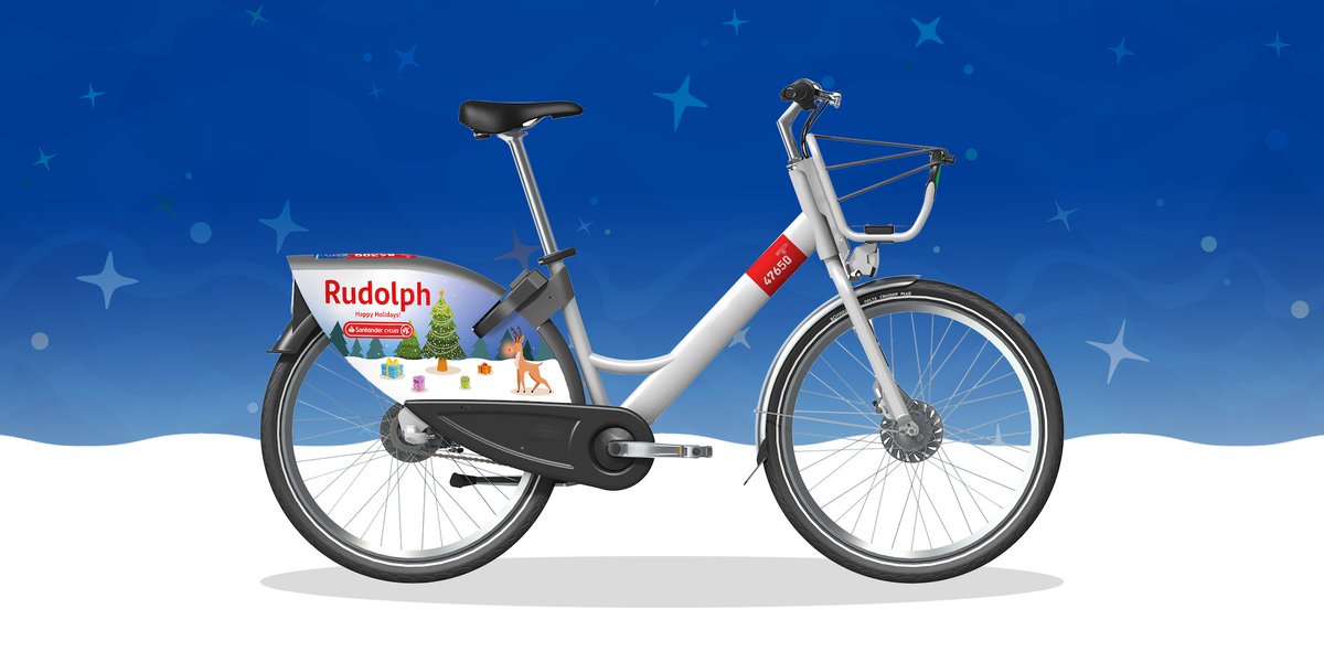Find Santa's reindeer and ride for free with <a href="/SanCyclesMK/">Santander Cycles MK</a>! We’ve got 9 reindeer bikes on the streets in #miltonkeynes to help you <a href="/GetAroundMK/">Get Around MK</a> for the holidays. Find and rent one and your 30-minute rental is free. Happy holidays!