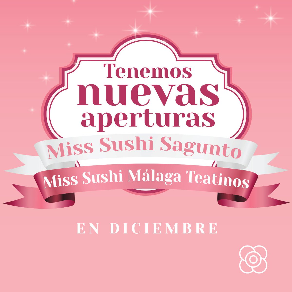 ¡✨🌸 Tenemos dos nuevas aperturas 🌸✨!

📍 MISS SUSHI SAGUNTO: Avda. Fausto Carauna 37-1º C.C. L'Epicentre Local 1117 (46500, Sagunto) 📞 960 826 380
📍 MISS SUSHI MÁLAGA TEATINOS: C/ Andrómeda, 14 (29010, Málaga) 📞 952 066 846

⚠️ Estad muy atentos estos días a los sorteos ⚠️