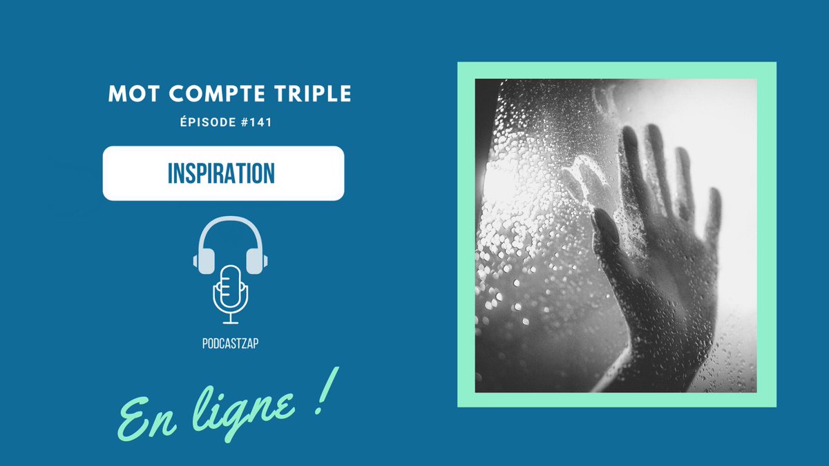 MotcompteX3's tweet photo. La douche est un lieu propice pour trouver l'inspiration 🚿

#inspiration est le mot du jour de notre #podcast dans lequel on évoque Édouard Baer, DSK, Johnny et Pierre Rabhi.

Une définition pas totalement réglo 😉

https://t.co/yl6bbuyyka https://t.co/fqsuqVOL90