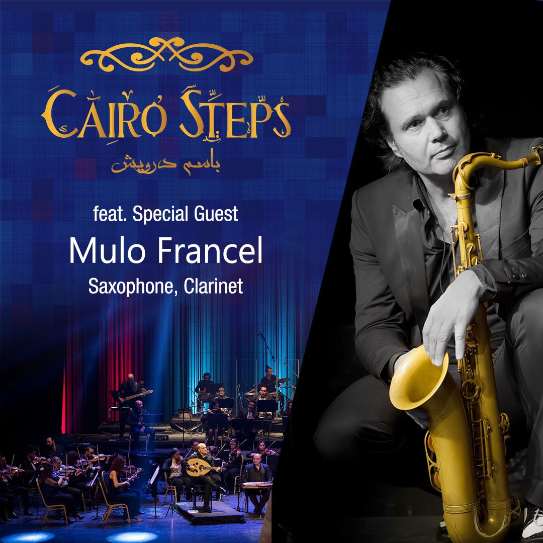 cairo_steps's tweet photo. So excited to perform again in 🇪🇬. 15 & 16 December at @CairoOperaHouse main Hall 8 pm #cairosteps #باسم_درويش Germany 🇩🇪 #مصر #المانيا #سانت_كاترين https://t.co/x586WPItMx