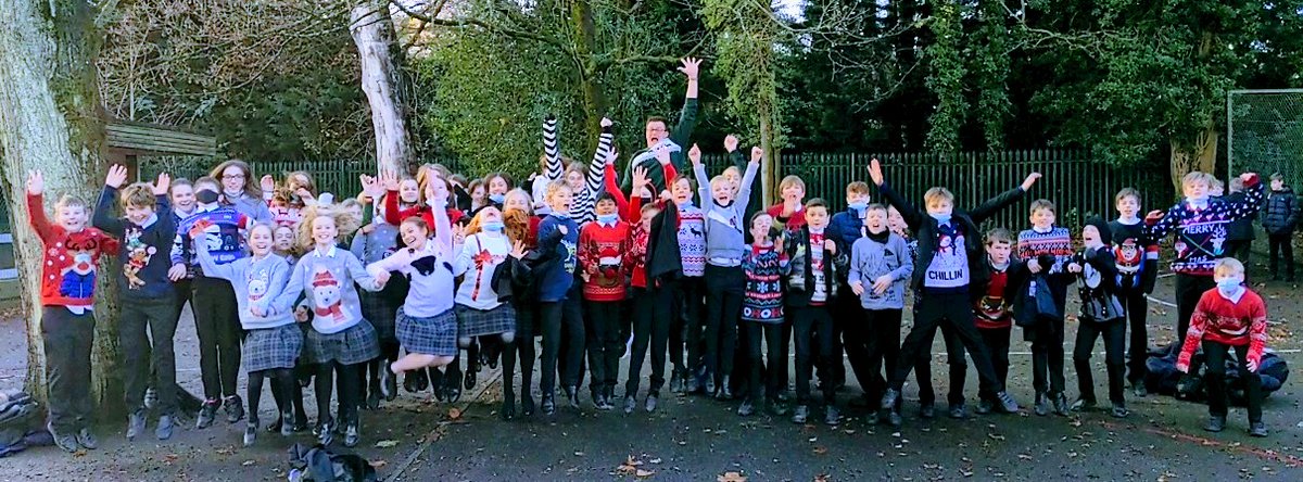 HowardYear7's tweet photo. Mr Mortimer and his Year 7 students loving Christmas jumper day in support of @savechildrenuk. A great turn out of festive jumpers bringing a splash of colour and joy to our Friday! 🎄❄️🎅🤶 @Howard_news https://t.co/a3maRWutbp