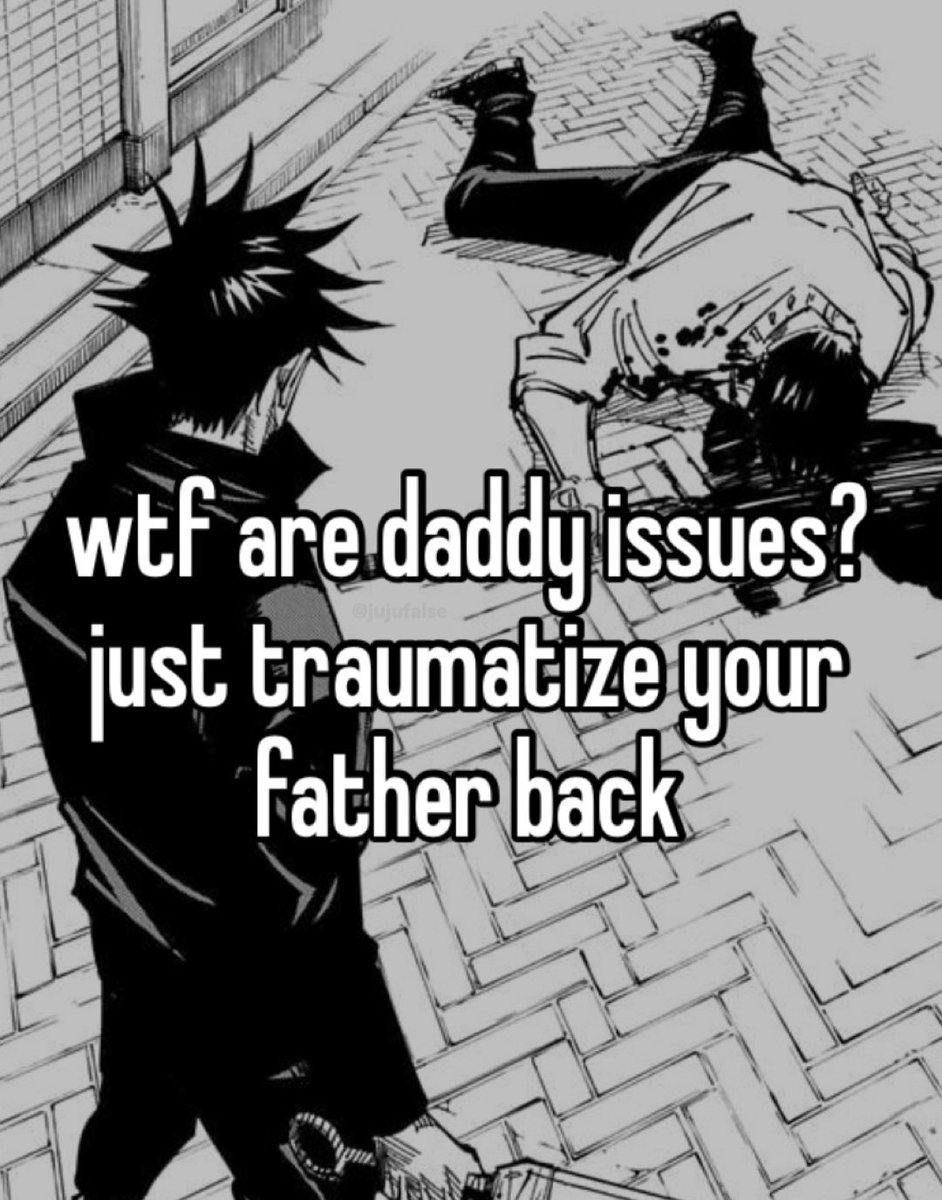 jujufalse's tweet photo. the f in toji stands for father https://t.co/7kJeg4QwUB