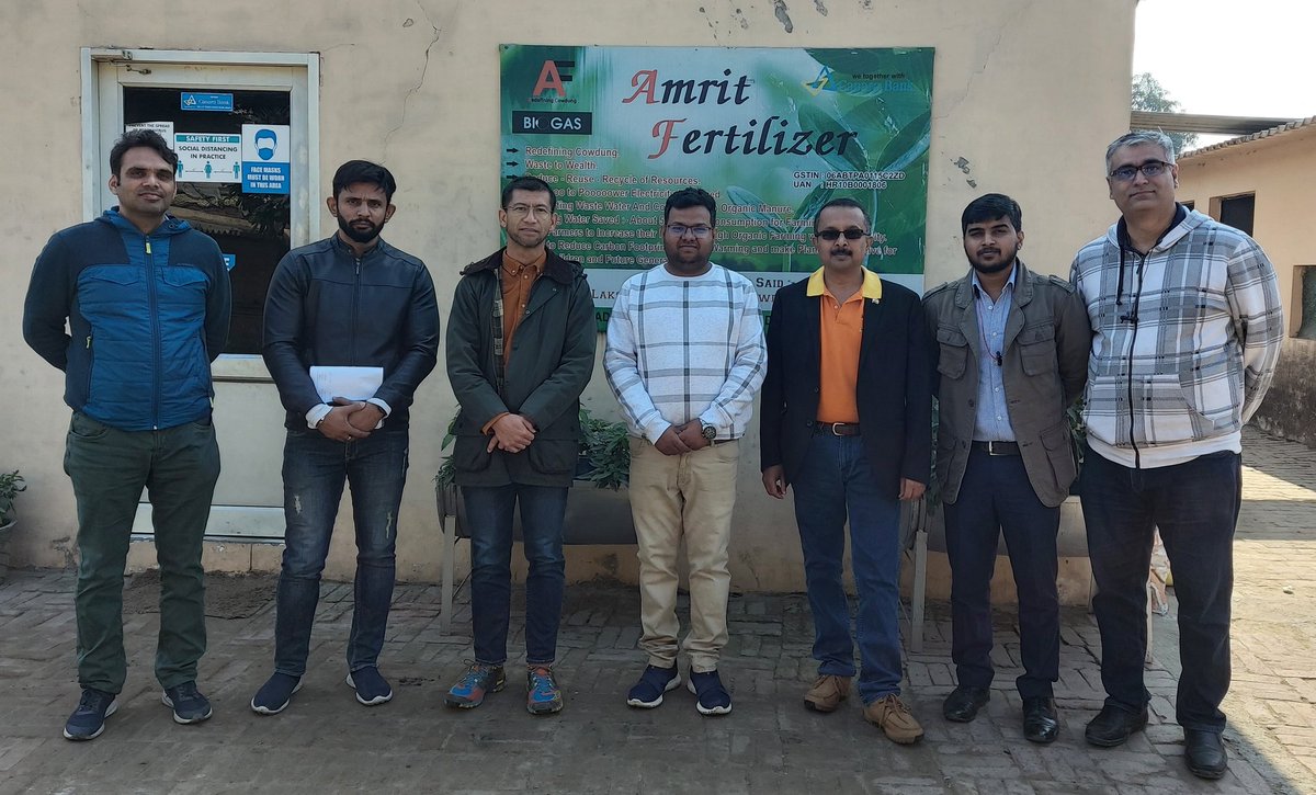 PRESPLdesk's tweet photo. Visit by Team Mitsui-@PRESPLdesk to @AmritFertilizer today at Karnal, Haryana

Tremendous prospects to alleviate conditions through Rural Development which is based on Sustainable Development Goals and as Biomass-based Bio-Energy solutions under Gobar Dhan Scheme
@rmiyano38 @ANI https://t.co/3DOwaJNr8B