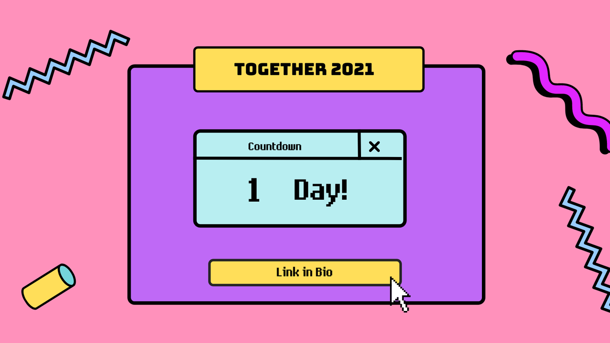 GlobalQueerYN's tweet photo. The #TogetherConference is happening TOMORROW! 

All registrants should have received information on how to participate in your inbox, if you have not received this please get in touch with contact@gqyn.org

Didn't register? Email us now and we can facilitate you! https://t.co/VbHtg7Z5hJ