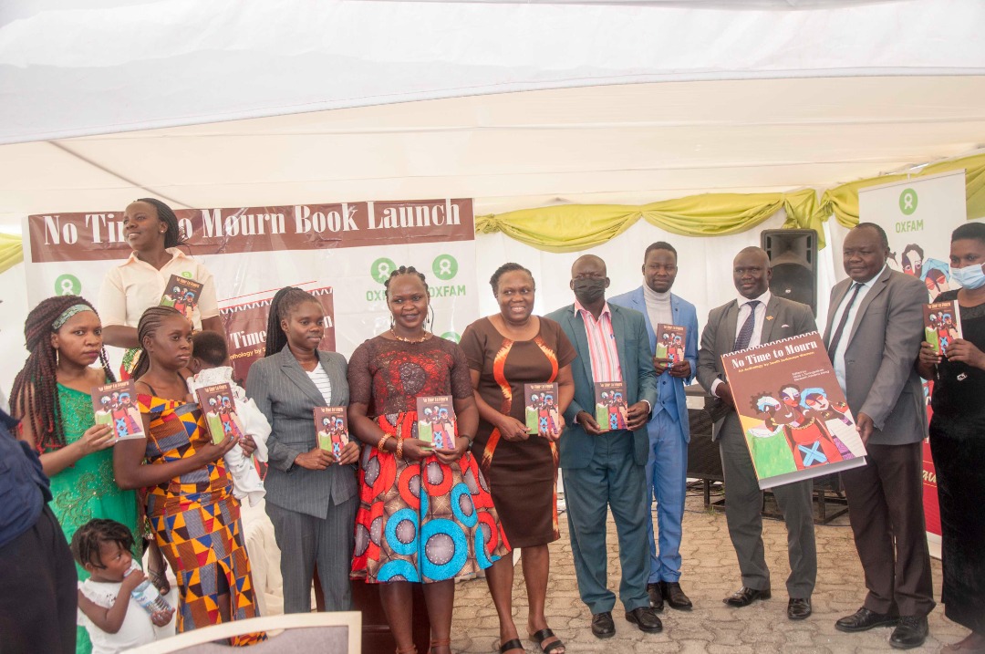 OxfaminUganda's tweet photo. The lived experiences of South Sudanese women are in the pages of the No Time to Mourn book. Get yourself a copy for a good read. #NoTimetoMourn #LastingChange. https://t.co/tY0IhEjTO7