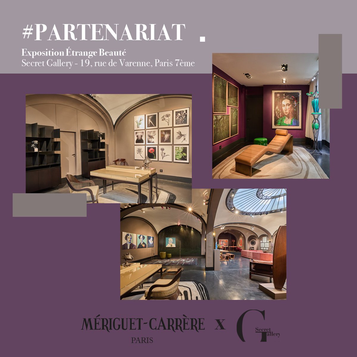 MeriguetCarrere's tweet photo. A découvrir jusqu'au 23 décembre : l'exposition Étrange Beauté de la Secret Gallery avec les pièces de design de Reda Amalou, le tout dans un univers coloriel MÉRIGUET-CARRÈRE PARIS !
#meriguetcarrere #secretgallery #exposition #partenariat #couleurs #decoration #design #art https://t.co/cVL5547WKJ