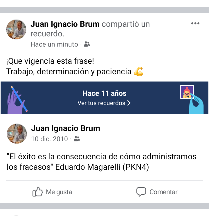 jibrum's tweet photo. "El éxito es la consecuencia de cómo administramos los fracasos" 
Eduardo Magarelli (PKN4 - año 2010)
@emangare https://t.co/QPDZyvxxzf