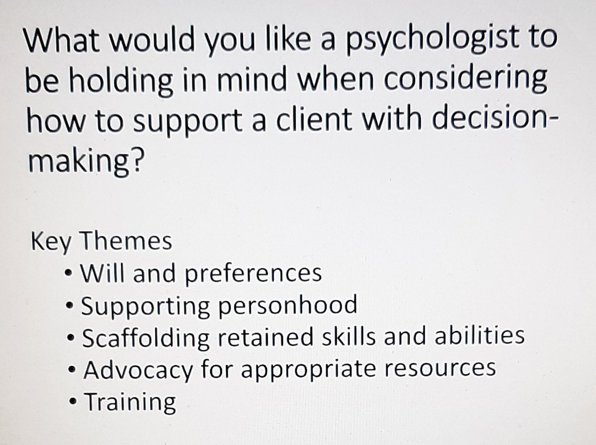 DONPSI's tweet photo. We're very lucky to have had a 'fireside conversation' with Helen Rochford-Brennan, expert by experience, today in our symposium on #MaximisingCapacity.We all need to listen.
Thanks to @rochfordbrennan & @sarahjane_casey #AssistedDecisionMaking #NeuropsychologyADMA https://t.co/UKW2hzD7NG