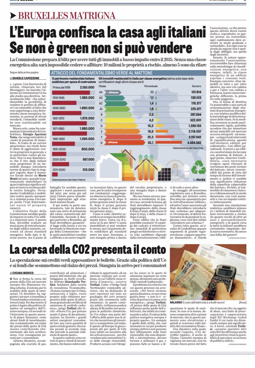 Ecco un’altra grave fake news contro una transizione verde seria davvero equa. Non è vero che la <a href="/EU_Commission/">European Commission</a> vuole impedire agli italiani di vendere le case. Con nuove regole si vuole migliorare qualità e isolamento di tutti gli edifici.
Per vivere meglio. E inquinare meno.