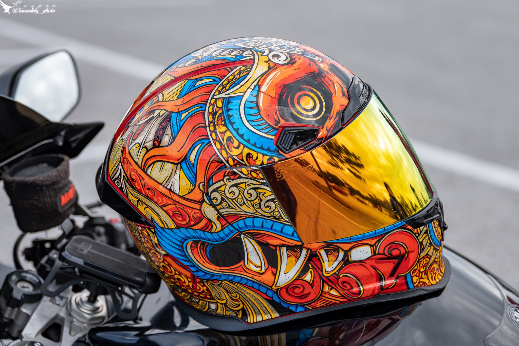 icon airframe pro pharaoh helmet l Aztec Nine Full Face Motorcycle Sculpted neck roll reduces jacket/suit interference Prolock positive shield locking system Five Icon Airform Pharaoh Helmet (2XL)