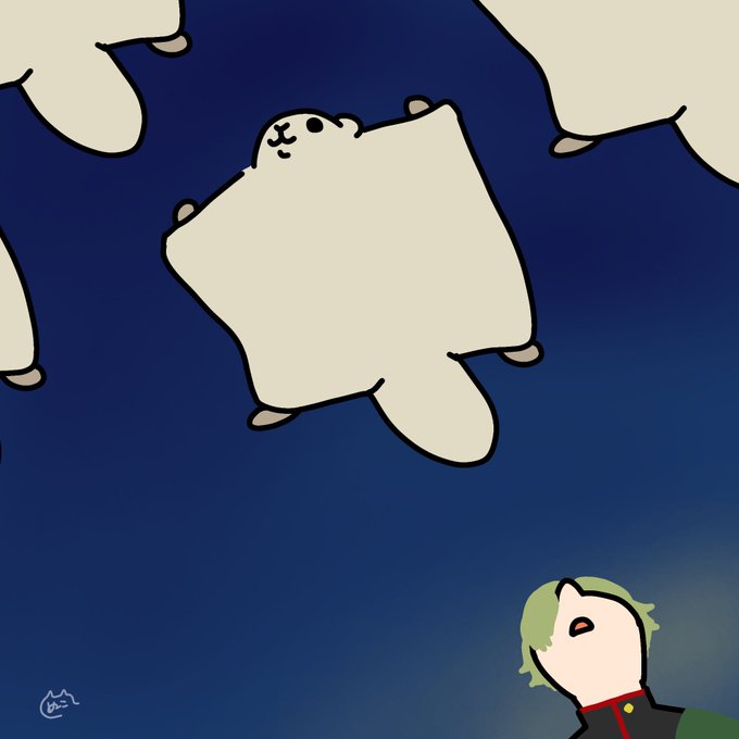 青野原はなんか怖すぎたので、
巨大な影はモモンガだったらいいのになぁって現実逃避してる。 