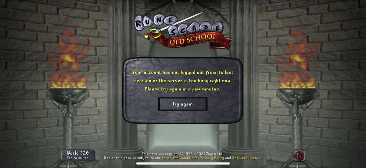 Rhodemate's tweet photo. @JagexSupport @OldSchoolRS It has been 3 days now, I cannot log in on my GIM account ever since iOS mobile issue. Same problem with PC. My account is broken . 😢 https://t.co/CmqHXi6Tnv