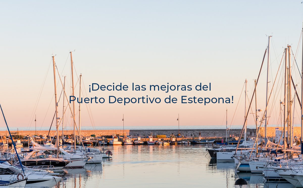 ¡Ha llegado el momento de decidir las mejoras que necesita nuestro Puerto Deportivo de Estepona! bit.ly/mejoras-puerto…
#puertomarinaestepona #estepona #puertodeportivoestepona #marinaestepona